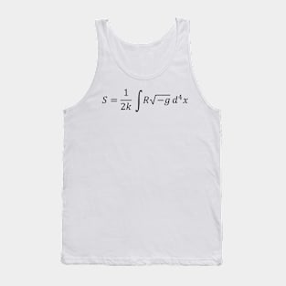 Einstein-Hilbert Action - General Relativity And Physics Tank Top